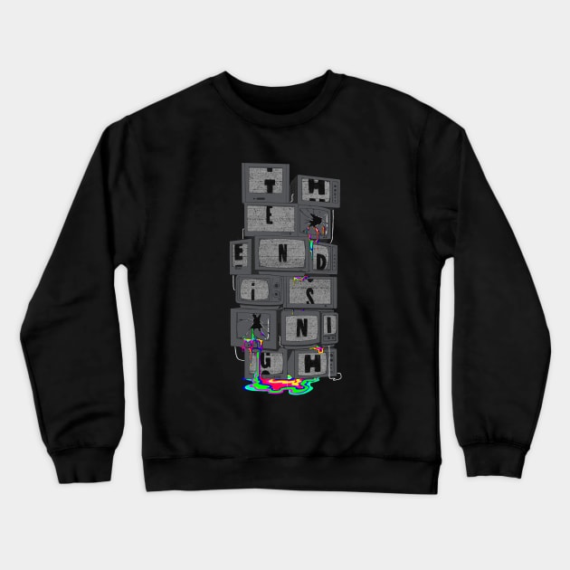 the end is nigh Crewneck Sweatshirt by mathiole